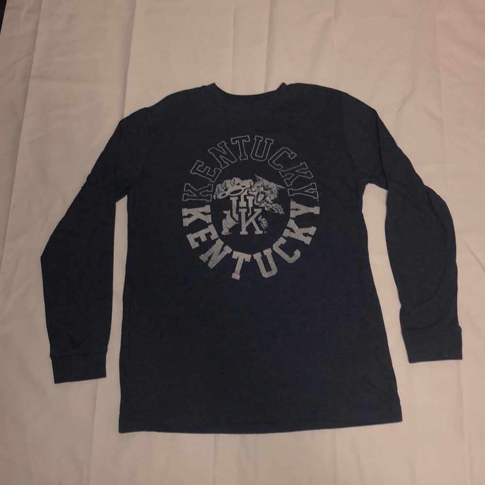 Navy Blue Kentucky Wildcats Long Sleeve Tee
